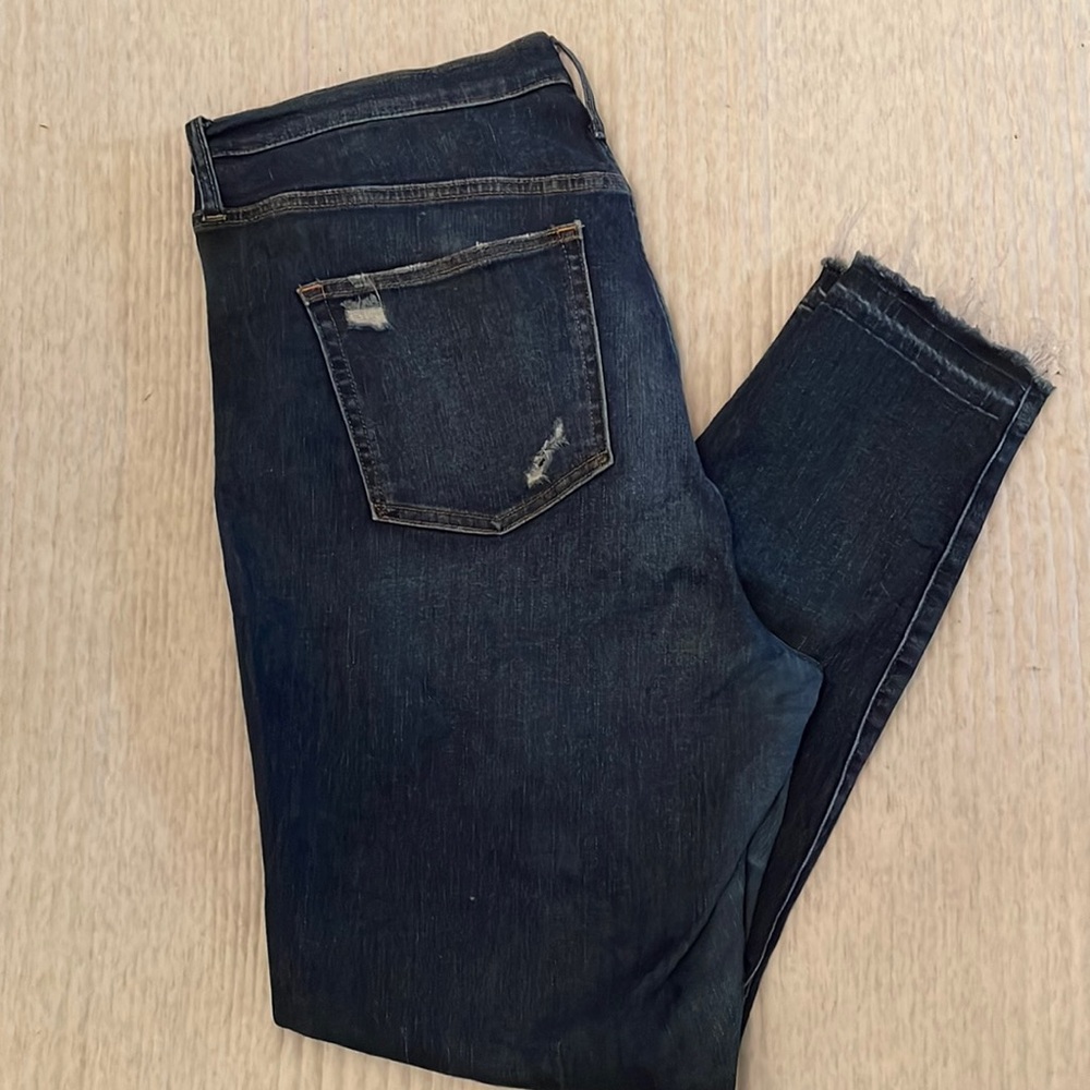 GAP TALL true skinny ankle sky high jeans